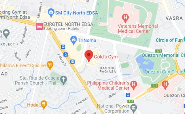 Location of Gold's Gym Vertis North