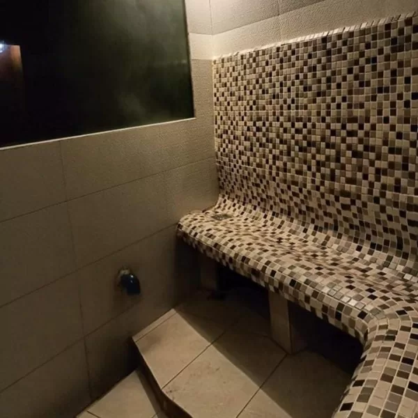 steam room at NY Spa