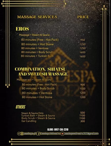 Casadespa price list