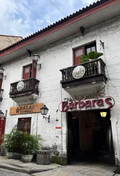 Barbara's Heritage Restaurant in Intramuros, Manila