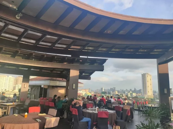 Sky Deck View Bar in Bayleaf Hotel Intramuros, Manila